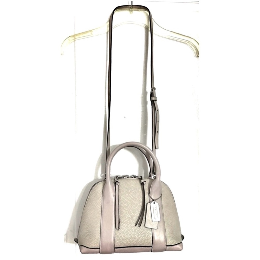 Coach Rare Color Bleecker Mini Preston 30143 Pebbled Leather - Picture 12 of 16